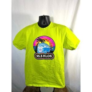 Stussy 95.5 KLOS California Love Drop Tee Neon M